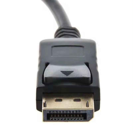 DP zu DVI Adapter DisplayPort zu DVI Konverter Full HD 1080p PC Beamer Vergoldet