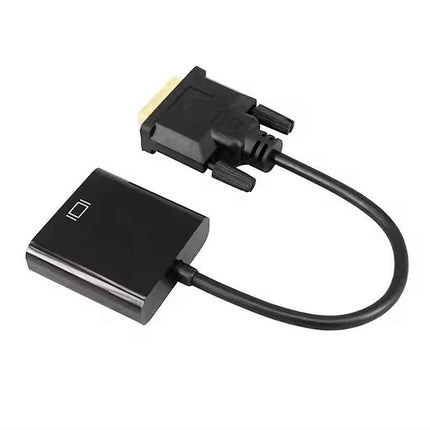 DVI zu VGA Adapter DVI Stecker VGA Buchse Adapter Konverter DVI-D 24+1