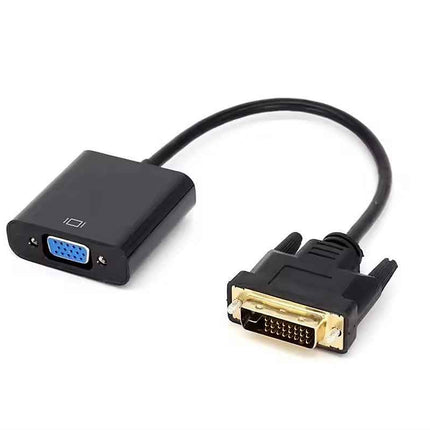 DVI zu VGA Adapter DVI Stecker VGA Buchse Adapter Konverter DVI-D 24+1