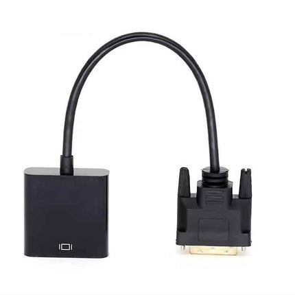 DVI zu VGA Adapter DVI Stecker VGA Buchse Adapter Konverter DVI-D 24+1