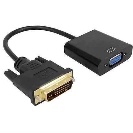 DVI zu VGA Adapter DVI Stecker VGA Buchse Adapter Konverter DVI-D 24+1