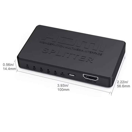 1-in-4-out HDMI Splitter Verteiler 4K 3D 4K@30Hz 1080p@60Hz Ultra HD Adapter