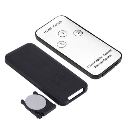 3-in-1-out HDMI Switch Umschalter Fernbedienung Ultra HD 4K oder Full HD 1080p