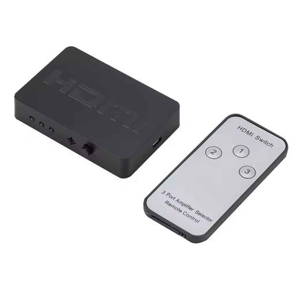 3-in-1-out HDMI Switch Umschalter Fernbedienung Ultra HD 4K oder Full HD 1080p