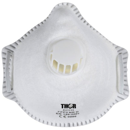 Thor Atemschutzmaske, FFP3 mit Ventil (831112)    | Packung (10 Stück)