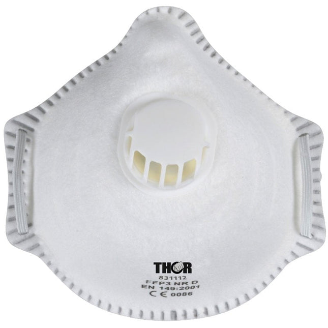 Thor Atemschutzmaske, FFP3 mit Ventil (831112)    | Packung (10 Stück)