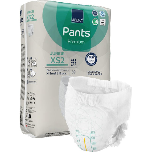 ABENA Pants Junior Premium, Gr. XS2    | Packung (18 Stück)