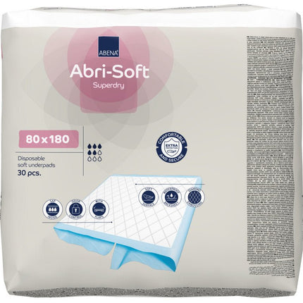 Einweg-Unterlage Abri-Soft Superdry, 80x180 cm   | Packung (30 Stück)