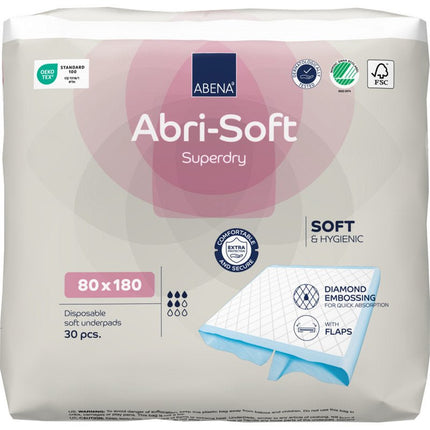 Einweg-Unterlage Abri-Soft Superdry, 80x180 cm   | Packung (30 Stück)