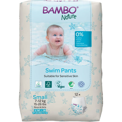 Bambo Nature Schwimmwindeln, Gr. S, 7-12 kg   | Packung (12 Stück)