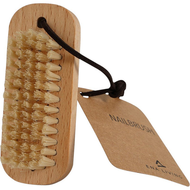 ENA Living Nagelbürste, Buche   | Packung (24 Stück)