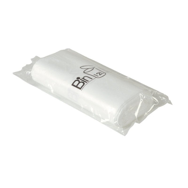 Bin Line Beutel 15 L, 445x540 mm, 10 my LLDPE, Weiß    | Rolle (20 Beutel)