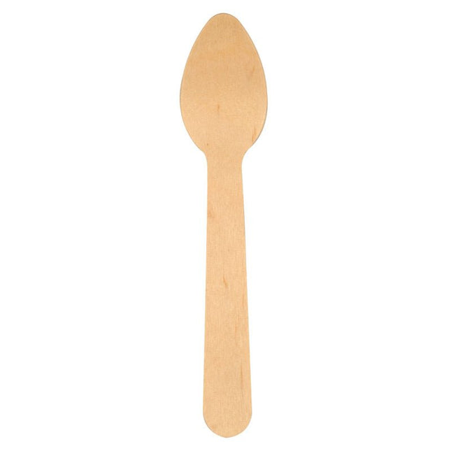 Kaffeelöffel, 11 cm, Holz   | Packung (100 Stück)