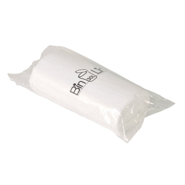 Bin Line Beutel 30 L, 470x840 mm, 10 my LLDPE, Weiß    | Rolle (20 Beutel)
