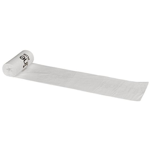 Bin Line Beutel Plus 30 L, 470x840 mm, 20 my LLDPE, Weiß    | Rolle (15 Beutel)