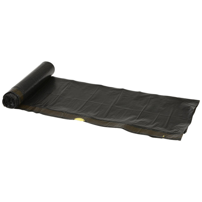 Abfallsäcke 120 L, m. Zugband, 700x1010mm 55 my Schwarz    | Rolle (10 Beutel)