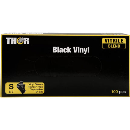 Thor Black Vinyl, Vitrile Blend, Puderfrei