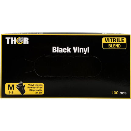 Thor Black Vinyl, Vitrile Blend, Puderfrei