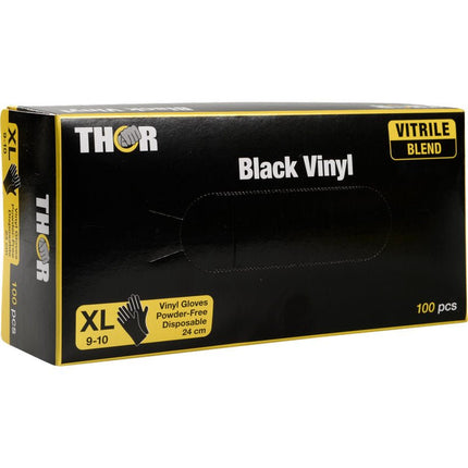 Thor Black Vinyl, Vitrile Blend, Puderfrei