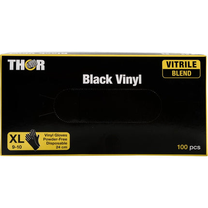 Thor Black Vinyl, Vitrile Blend, Puderfrei