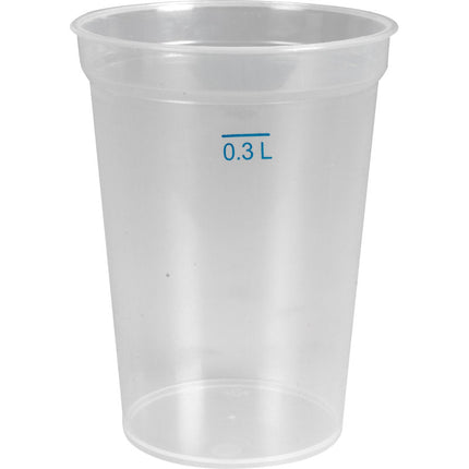 Mehrweg Trinkbecher, Transparent, PP