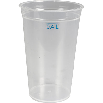Mehrweg Trinkbecher, Transparent, PP