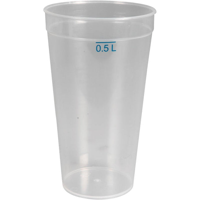 Mehrweg Trinkbecher, Transparent, PP