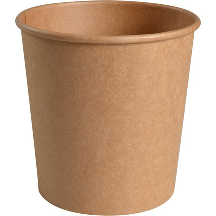 Schale, 750 ml, ø 11,5 cm, Kraft/PE, Braun   | Packung (50 Stück)