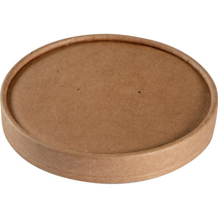 Deckel für Schale, ø 11,5 cm, Kraft/PE   | Packung (25 Stück)