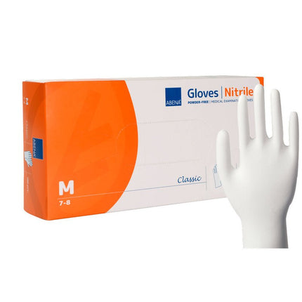 Nitril-Handschuhe, Classic, Puderfrei, Weiß