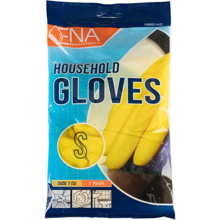 ENA Household, Haushaltshandschuhe Latex, Gelb