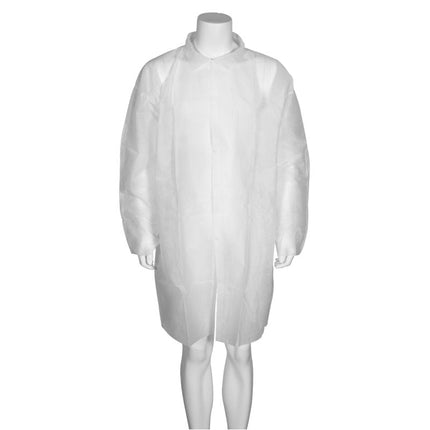 Besucherkittel, Nonwoven/PP, Weiß