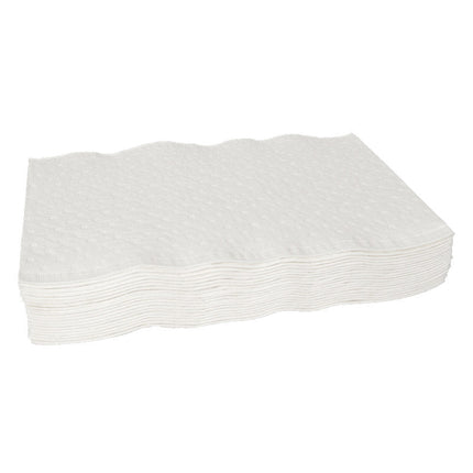 Einmal-Waschlappen, Papier 3-lagig, 19x19 cm, Weiß   | Karton (1800 Packungen)