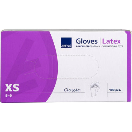 Latex-Handschuhe Classic, Puderfrei, Lang, Natur