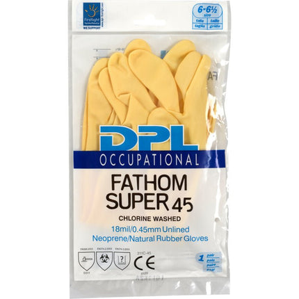 Haushaltshandschuhe Latex, Gelb, Neopren