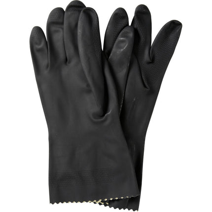 Haushaltshandschuhe Latex, Schwarz
