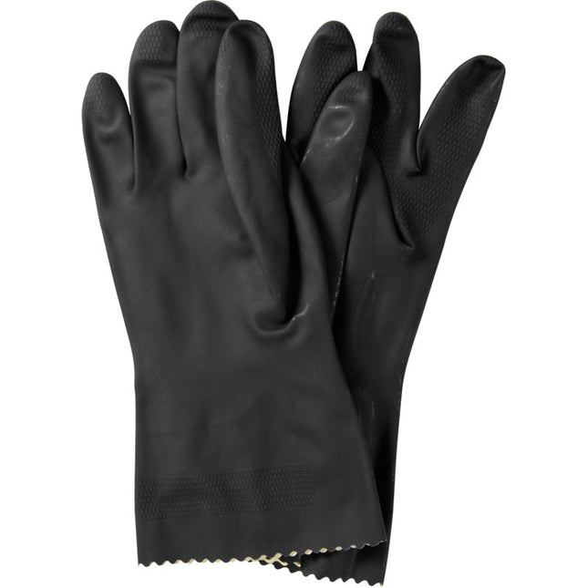 Haushaltshandschuhe Latex, Schwarz