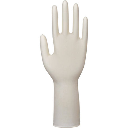 Latex-Handschuhe Classic, Puderfrei, Lang, Natur