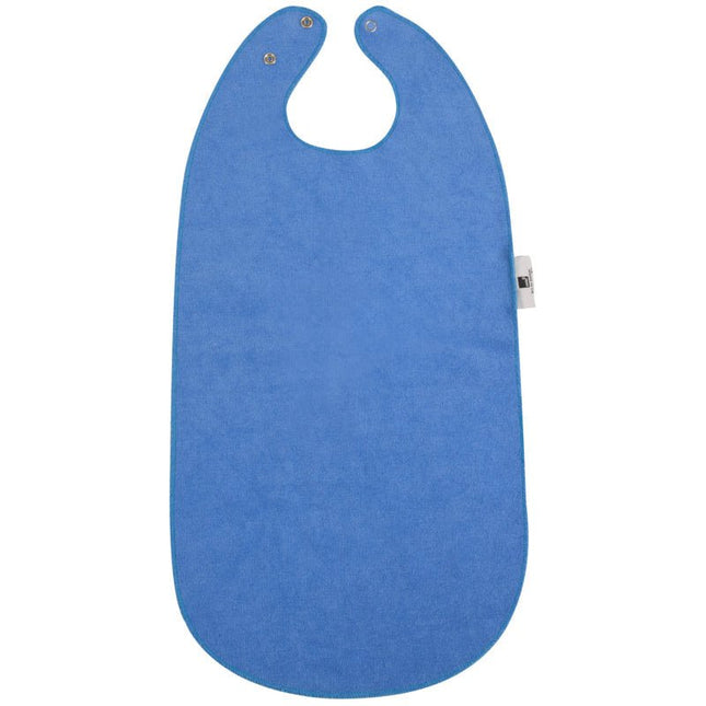Speiselatz Waschbar f. Kinder, 28x58,5 cm, Blau  | Karton (10 Packungen)