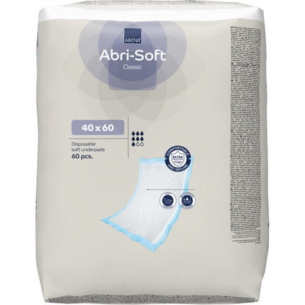 Einweg-Unterlage, Abri-Soft Classic, 40x60 cm,  Blau   | Packung (60 Stück)