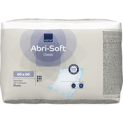 Einweg-Unterlage, Abri-Soft Classic, 60x60 cm,  Blau   | Packung (25 Stück)