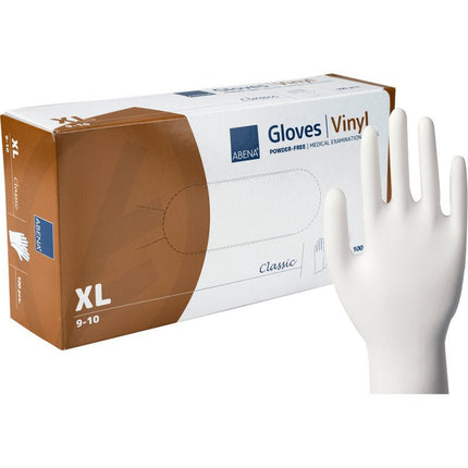 Vinyl-Handschuhe Classic, Puderfrei, Transparent