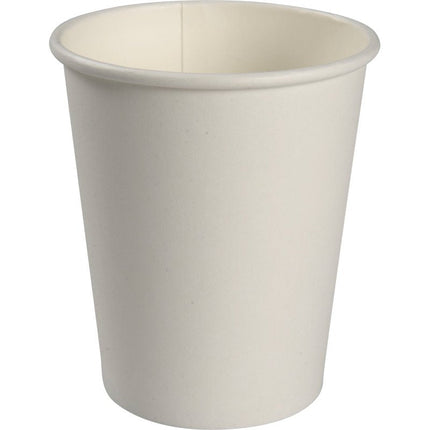 Pappbecher, Weiß