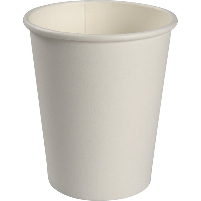 Pappbecher, Weiß