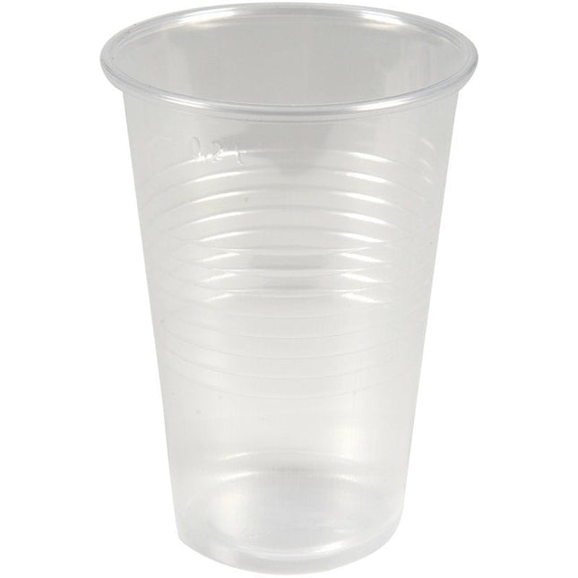 Ausschankbecher, PP, 20 cl,Transparent   | Packung (100 Stück)