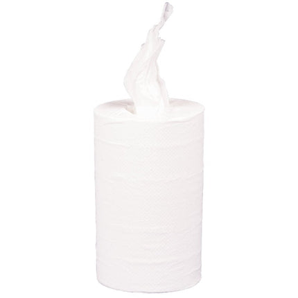 Handtuchrolle Mini, 2-lagig, 20,3 cm  x 72 m, Weiß   | Karton (12 Packungen)