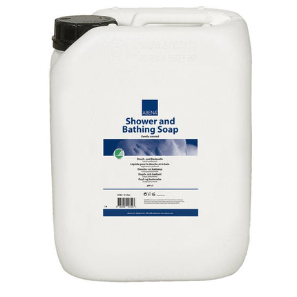 Dusch- und Badeseife, leicht parfümiert, 5.000 ml  | Karton (2 Packungen)