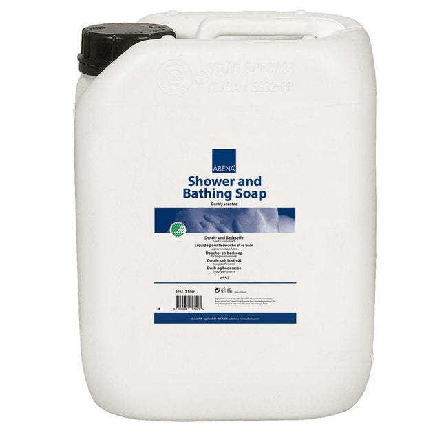 Dusch- und Badeseife, leicht parfümiert, 5.000 ml  | Karton (2 Packungen)