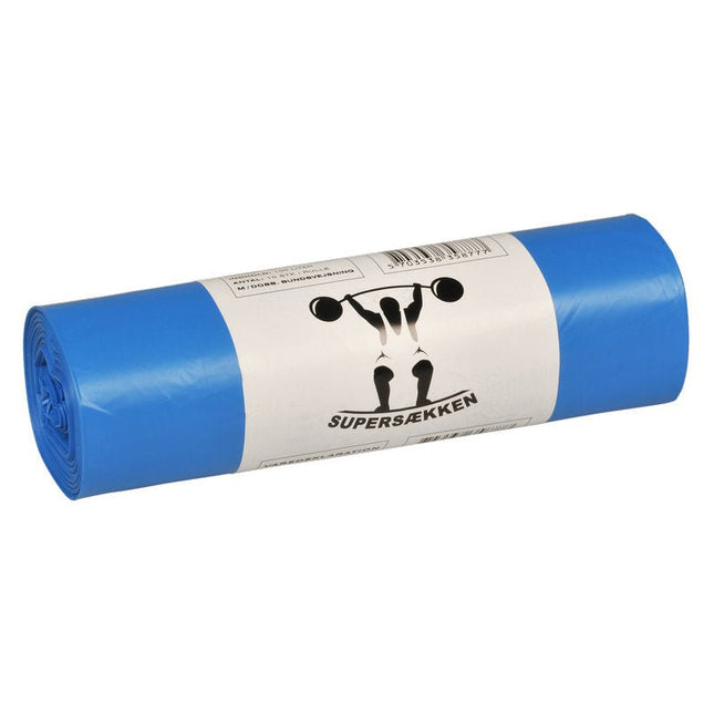 Abfallsäcke 120 L, 700x1100 mm, 25 my LLDPE, Blau    | Rolle (10 Beutel)