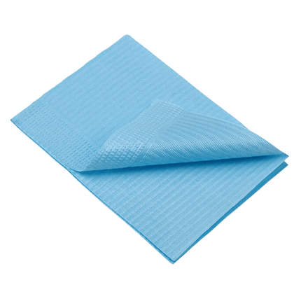 AMPri Dental Einweg Patientenservietten 33 x 45 cm, verschiedene Farben | Karton (4 Packungen)